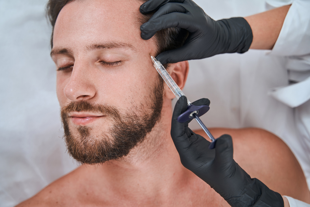 Temple Filler Cost for Facial Balance in McLean, VA